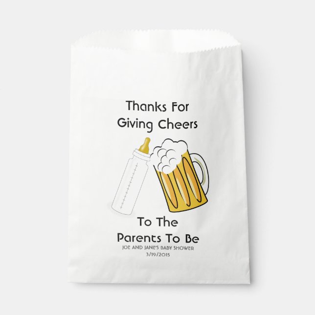 Sacolinha Um Bebê Está Fazendo Bolsas De Favor (Frente)