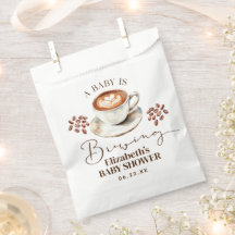Um Bebê está Preparando Café Tema Chá de Bebê