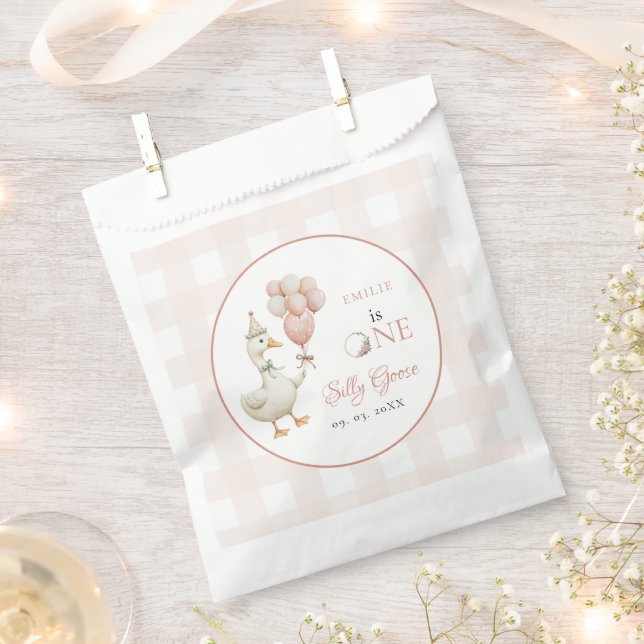Sacolinha Um Bobo ganso primeiro aniversario bebê (Cortado)