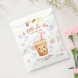 Sacolinha Um Cházinho de Bolhas de Chá Baby Shower