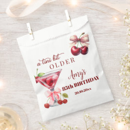 Sacolinha Um Chic A Tini Bit Mais Velho Martini de Cereja de