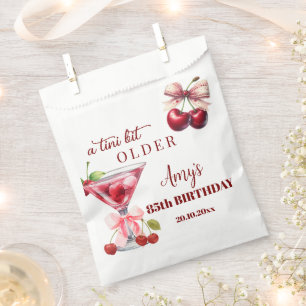 Sacolinha Um Chic A Tini Bit Mais Velho Martini de Cereja de