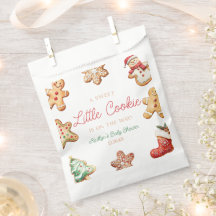 Um Doce Biscoito de Gengibre Chuvinha de Bebê