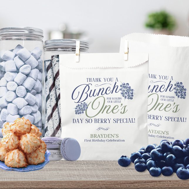 Sacolinha Um Em Um Berry Primeiro Aniversário (Criador carregado)