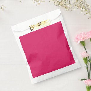 Sacolinha um fundo rosa com borda branca