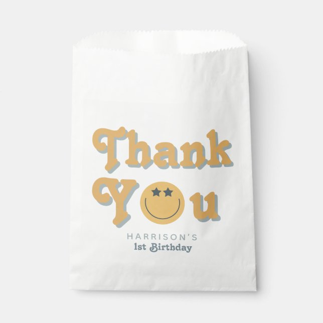 Sacolinha Um Legal primeiro aniversario Muito Obrigado (Frente)