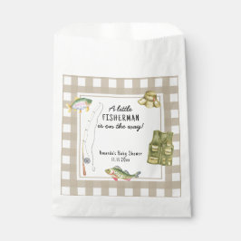 Sacolinha Um pequeno pescador está a caminho do Chá de frald