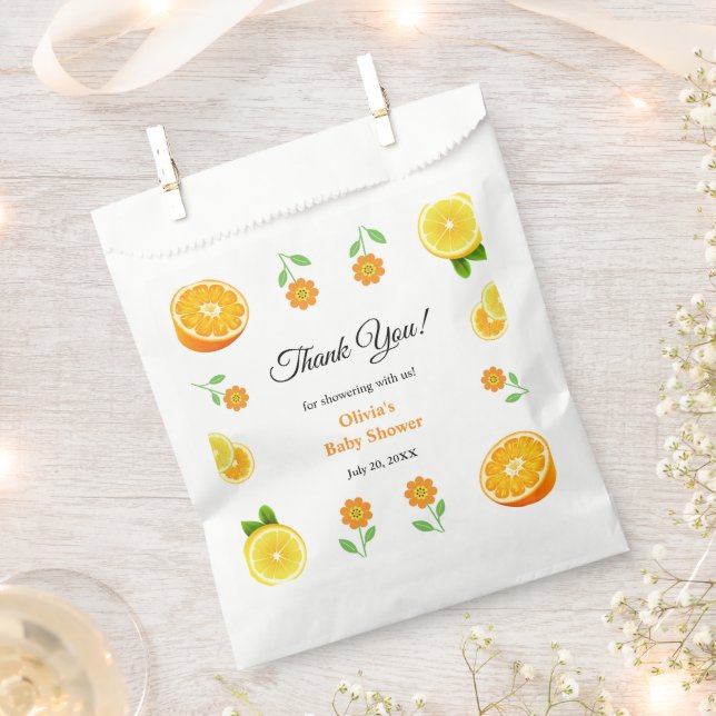 Sacolinha Um Pouco Cutil Limão Citrus Obrigado Chá de fralda (Cortado)