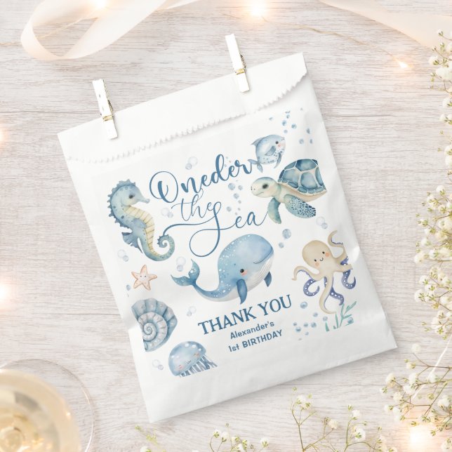 Sacolinha Um primeiro aniversario do Sea Boy no Oceano Azul (Cortado)