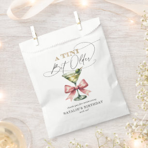 Sacolinha Um Tini Bit Antigo Martini Arco Rosa Aniversário