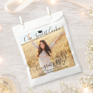 Sacolinha Uma Foto Simples de Script Elegante Smart Cookie