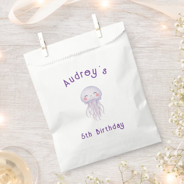 Sacolinha Under the Sea Party Bags Jelly Fish (Cortado)