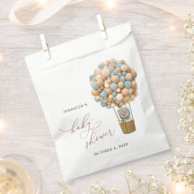 Urso, Balões Azuis, Balão de Ar Quente, Chá de fra