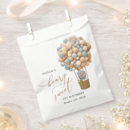 Sacolinha Urso Bastante, Balões Azuis, Primeiro Aniversário