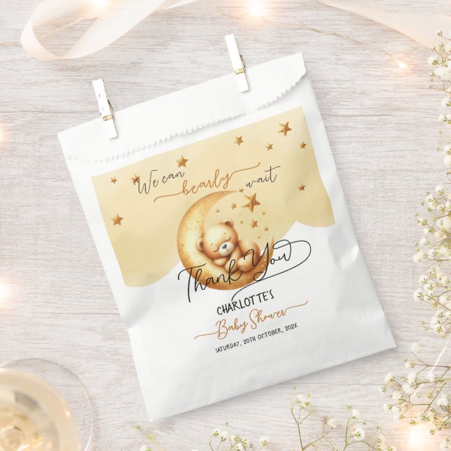 Sacolinha Urso De Dormência De Cana Aquosa No Chá de fraldas (Cortado)