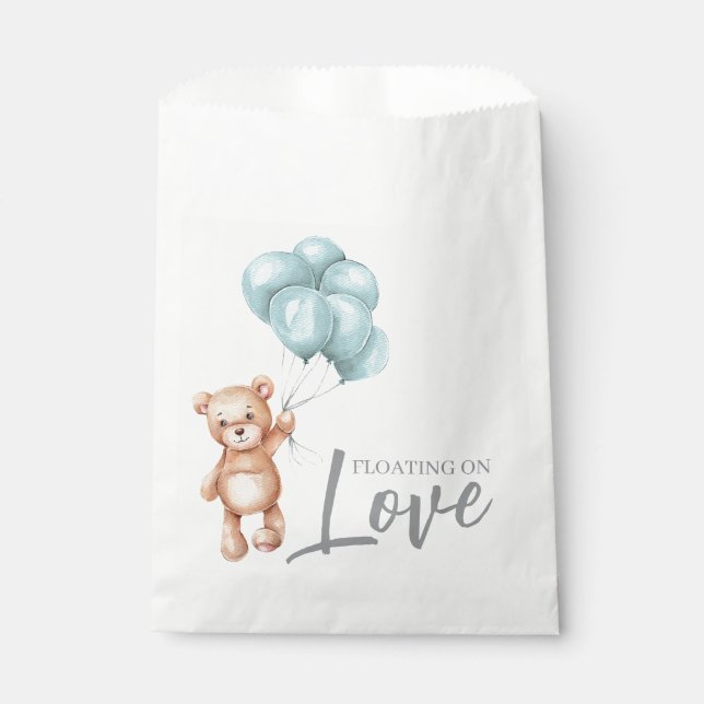 Sacolinha Urso de Teddy com Balões (Frente)