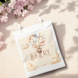 Sacolinha Urso de Teddy Esperar Balões Neutros do Gênero