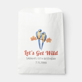 Sacolinha Vamos Obter Selvagem da Selva da Macaw Selvagem