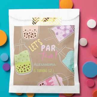 Sacolinha Vamos par tea bobba aniversário