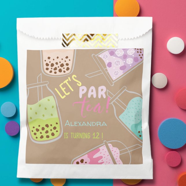 Sacolinha Vamos par tea bobba aniversário (Criador carregado)