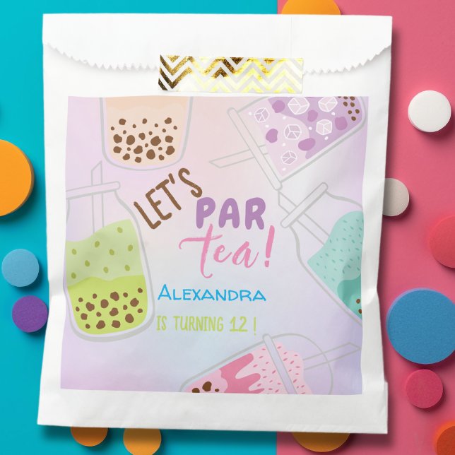 Sacolinha Vamos par tea bobba aniversário (Criador carregado)