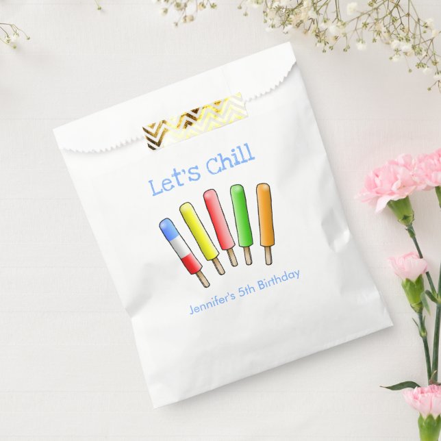 Sacolinha Vamos Relaxar com Picolés Gelados (Selado)