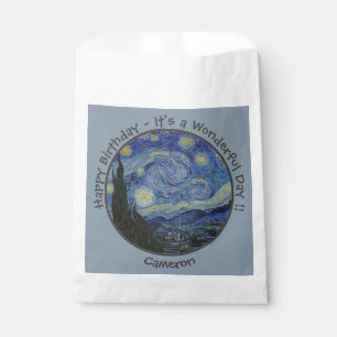 Sacolinha van Gogh's The Starry Night Party Items Collection