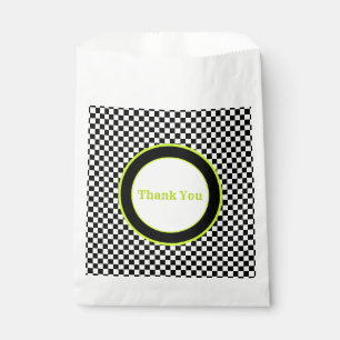 Sacolinha Verde limão Preto E Branco