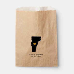 Sacolinha Vermont Wedding Favor Treat Sacks, Sacos-Presente