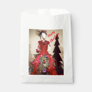 Sacolinha Vestido Afrocêntrico de Mannequin Árvore de Nata