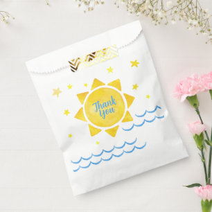 Sacolinha Viagem ao redor do Sun Aniversário Favor Bag