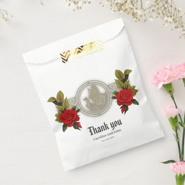 Sacolinha Viking a charme místico com nós Celtas elegantes. (Selado)