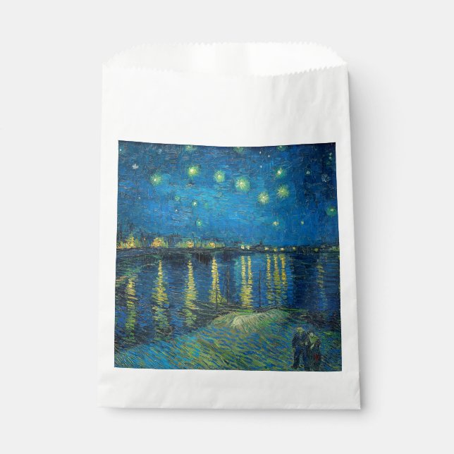 Sacolinha Vincent Van Gogh Starry Night Over the Rhone (Frente)