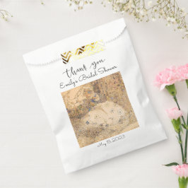 Sacolinha Vintage Art Nouveau Chá de panela Floral