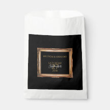 Vintage Black & Dourado Wedding