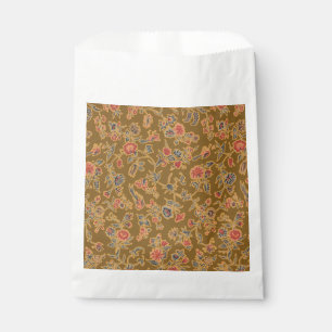 Sacolinha Vintage Chinoiserie Floral Brocado Século XVIII
