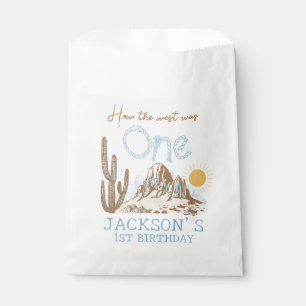 Sacolinha Vintage Desert Wild West primeiro aniversario Ocid