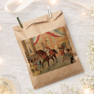Sacolinha Vintage do cavalo de Sinterklaas do Dutch do dia