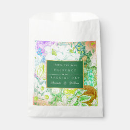 Sacolinha Vintage Floral verde colorido