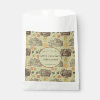 Sacolinha Vintage Honey Bumblebee Sage Chá de fraldas