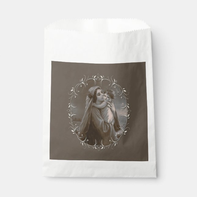 Sacolinha Vintage Madonna e Child com Silver Frame (Frente)