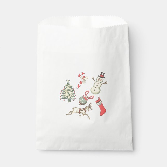 Sacolinha Vintage Style Christmas (Frente)
