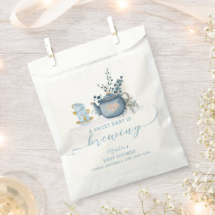 Sacolinha Vintage Tea Party Breaking Chá de fraldas