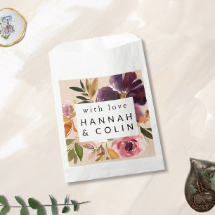 Sacolinha Violet Meadows Moderna Queda Floral