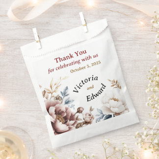 Sacolinha Vitoriano Peony Luxe Casamento Favor Bag