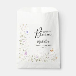 Sacolinha Watercolor Floral Love Is In Bloom Bridal Shower