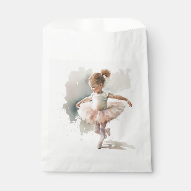Sacolinha Watercolor Little Ballerina (Frente)