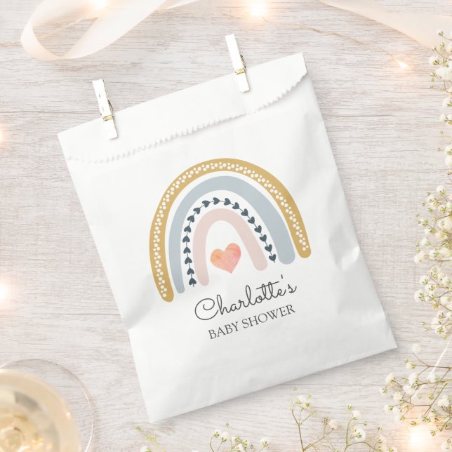 Sacolinha Watercolor Rainbow Baby (Cortado)