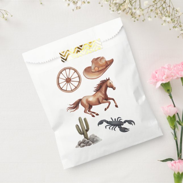 Sacolinha Watercolor Western Kid Art (Selado)