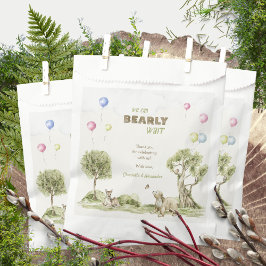 Sacolinha Watercolor Woodland Bearly Wait Whimsical